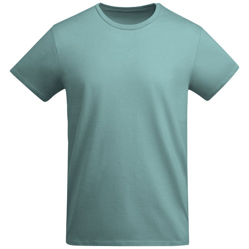 T-shirt personnalisé 175g coton organique homme Breda Roly Bleu cendré